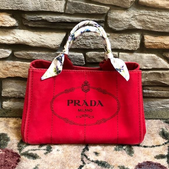 prada canapa canvas tote